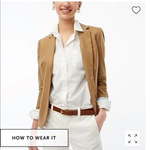 J Crew School Boy Blazer (camel)
